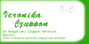 veronika czuppon business card